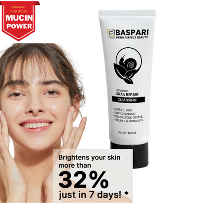 Baspari Snail Mucin Skincare 4 in 1 Set