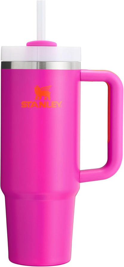 Stanley Quencher H2.0 FlowState Stainless Steel Vacuum Insulated Tumbler with Lid and Straw for Water, Iced Tea or Coffee, Smoothie and More, Lilac, 40oz And 30 Oz