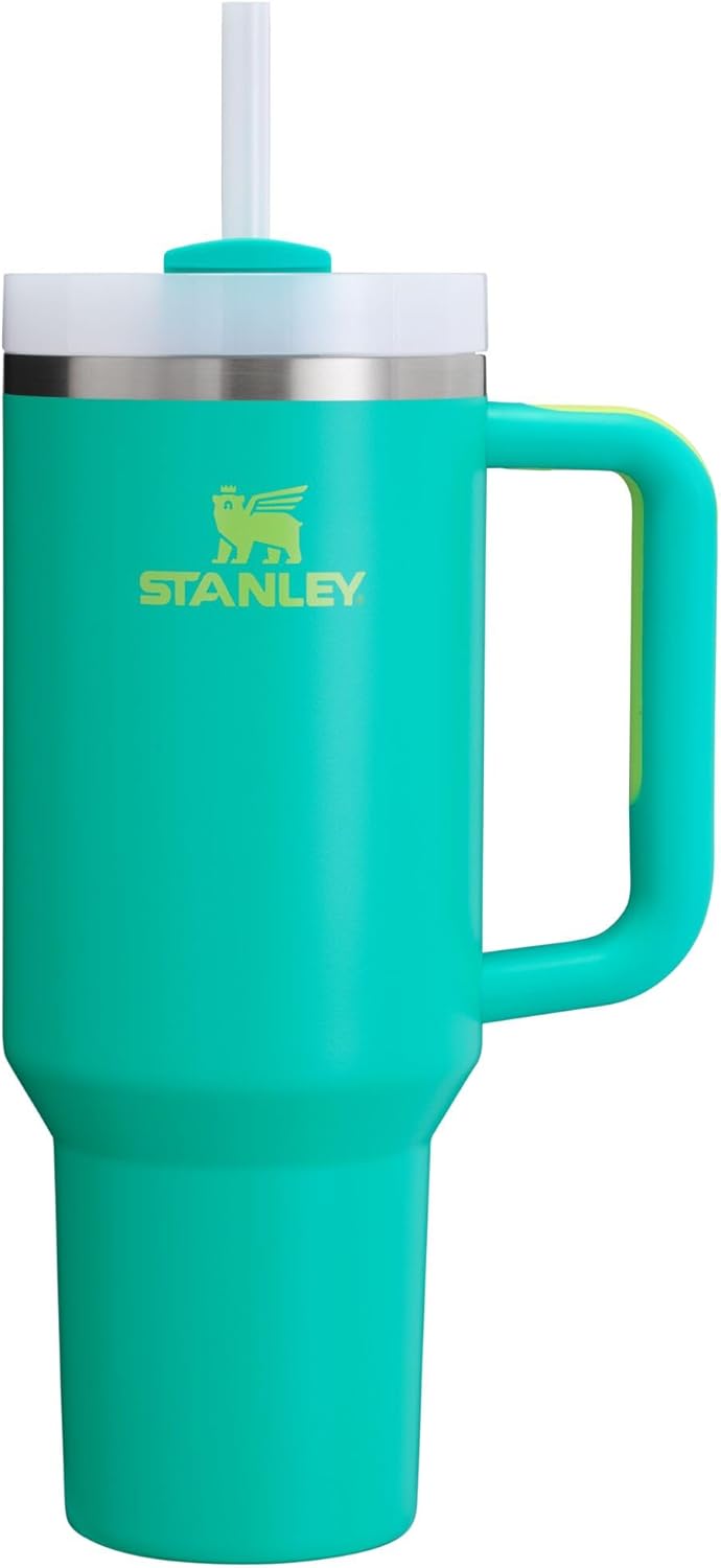 Stanley Quencher H2.0 FlowState Stainless Steel Vacuum Insulated Tumbler with Lid and Straw for Water, Iced Tea or Coffee, Smoothie and More, Lilac, 40oz And 30 Oz