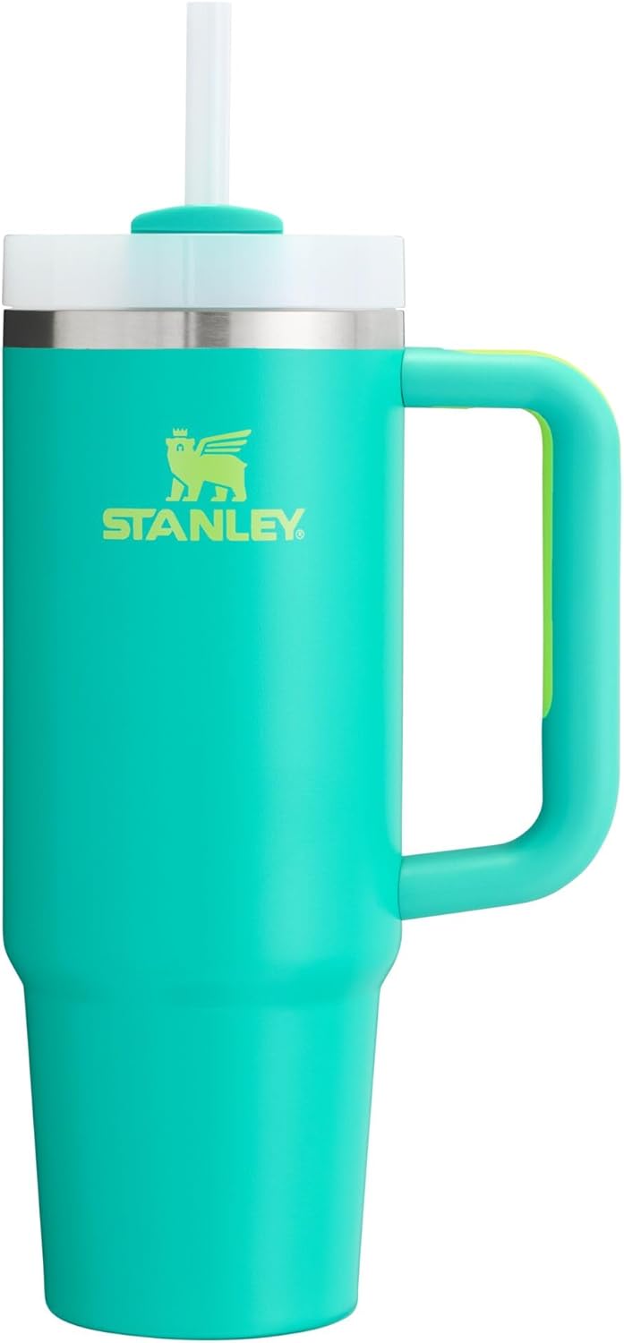 Stanley Quencher H2.0 FlowState Stainless Steel Vacuum Insulated Tumbler with Lid and Straw for Water, Iced Tea or Coffee, Smoothie and More, Lilac, 40oz And 30 Oz