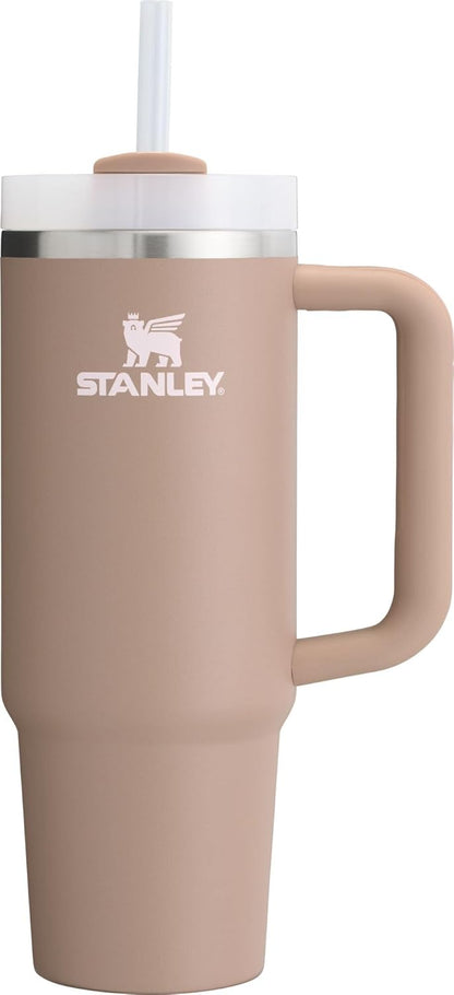 Stanley Quencher H2.0 FlowState Stainless Steel Vacuum Insulated Tumbler with Lid and Straw for Water, Iced Tea or Coffee, Smoothie and More, Lilac, 40oz And 30 Oz