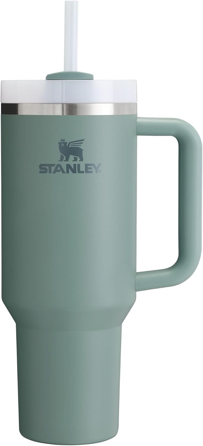 Stanley Quencher H2.0 FlowState Stainless Steel Vacuum Insulated Tumbler with Lid and Straw for Water, Iced Tea or Coffee, Smoothie and More, Lilac, 40oz And 30 Oz