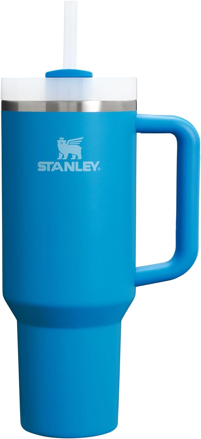 Stanley Quencher H2.0 FlowState Stainless Steel Vacuum Insulated Tumbler with Lid and Straw for Water, Iced Tea or Coffee, Smoothie and More, Lilac, 40oz And 30 Oz