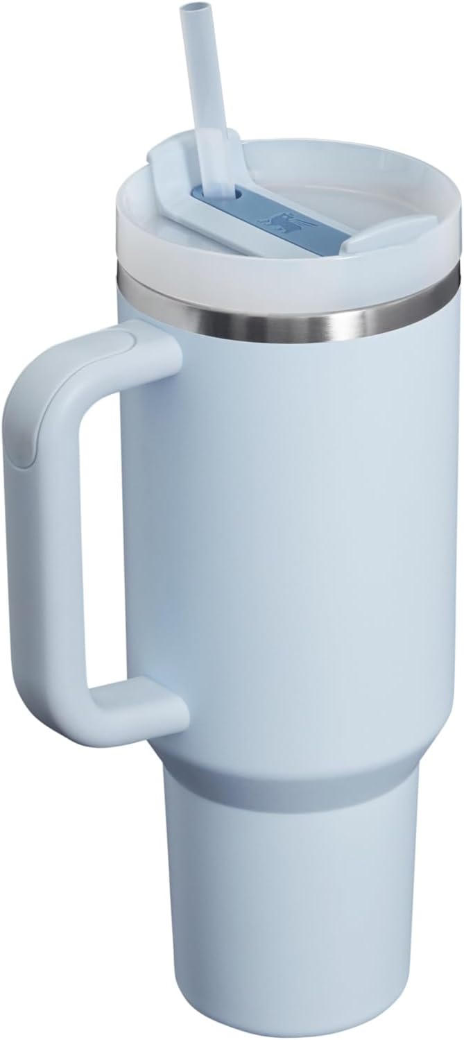 Stanley Quencher H2.0 FlowState Stainless Steel Vacuum Insulated Tumbler with Lid and Straw for Water, Iced Tea or Coffee, Smoothie and More, Lilac, 40oz And 30 Oz