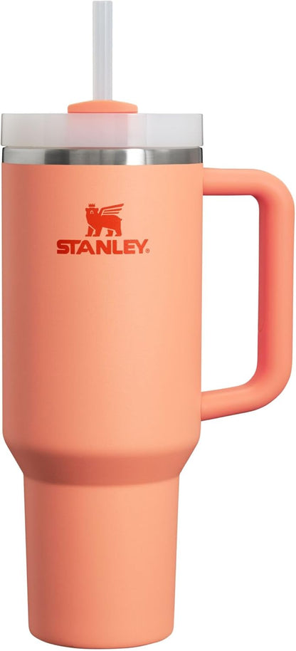 Stanley Quencher H2.0 FlowState Stainless Steel Vacuum Insulated Tumbler with Lid and Straw for Water, Iced Tea or Coffee, Smoothie and More, Lilac, 40oz And 30 Oz