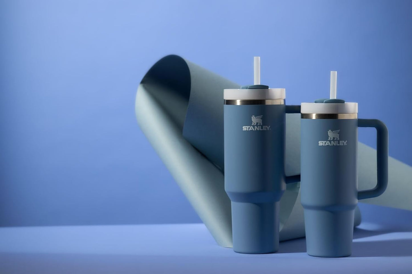 Stanley Quencher H2.0 FlowState Stainless Steel Vacuum Insulated Tumbler with Lid and Straw for Water, Iced Tea or Coffee, Smoothie and More, Lilac, 40oz And 30 Oz