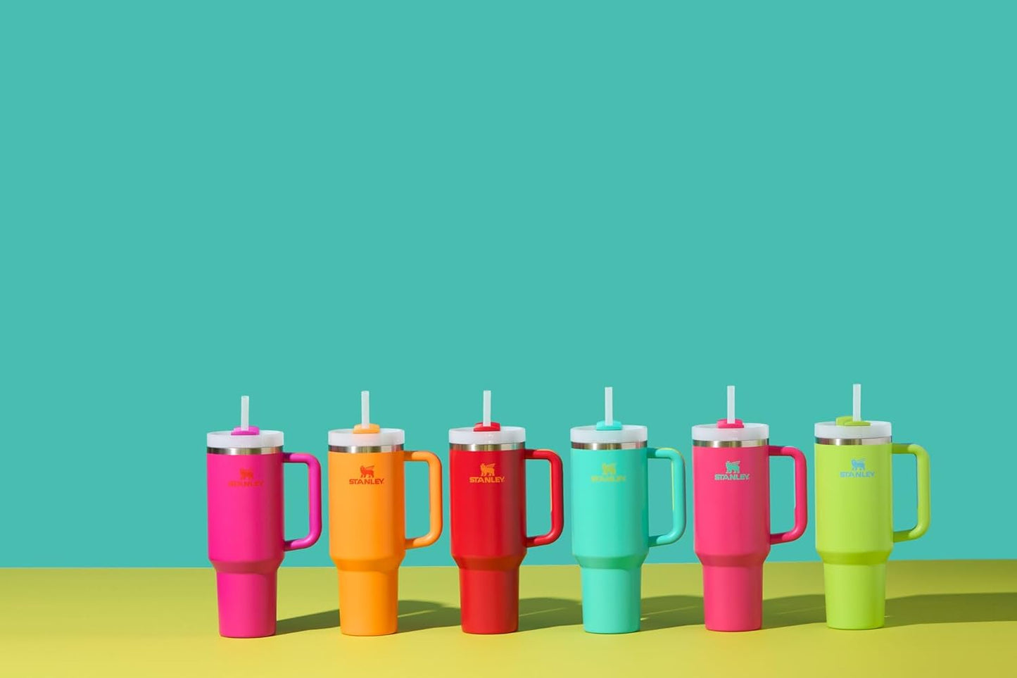 Stanley Quencher H2.0 FlowState Stainless Steel Vacuum Insulated Tumbler with Lid and Straw for Water, Iced Tea or Coffee, Smoothie and More, Lilac, 40oz And 30 Oz