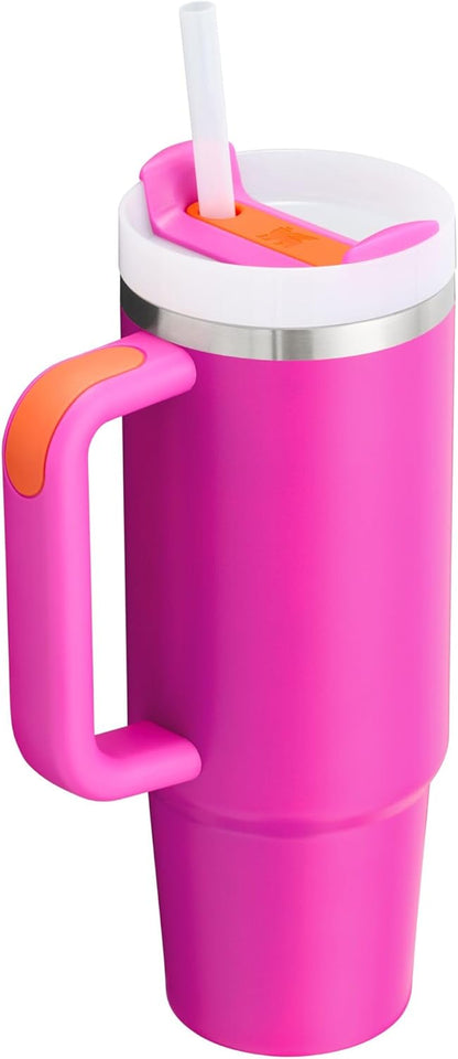 Stanley Quencher H2.0 FlowState Stainless Steel Vacuum Insulated Tumbler with Lid and Straw for Water, Iced Tea or Coffee, Smoothie and More, Lilac, 40oz And 30 Oz