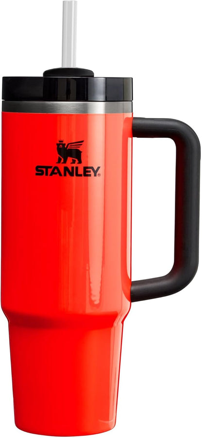Stanley Quencher H2.0 FlowState Stainless Steel Vacuum Insulated Tumbler with Lid and Straw for Water, Iced Tea or Coffee, Smoothie and More, Lilac, 40oz And 30 Oz