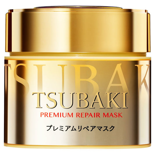 TSUBAKI Premium Moist Hair Mask 180g - Intensive Moisturizing Treatment for Smooth and Shiny Hair