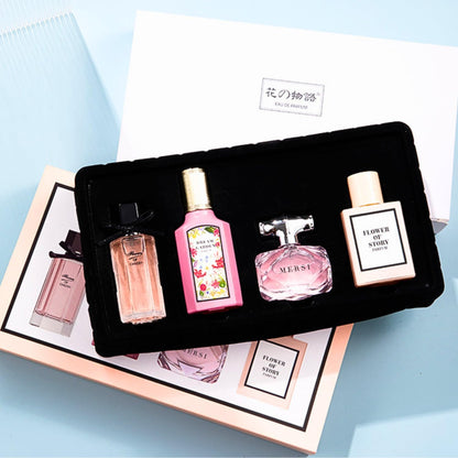4 Pcs Perfume For Women, Eau de Parfum Gifts For Women, Luxury Perfume Gift Set for Women, Long-Lasting Fragrance Ladies Perfume Set for Her Birthday, Floral Perfumes Gift for Wife, Girlfriend, Dating