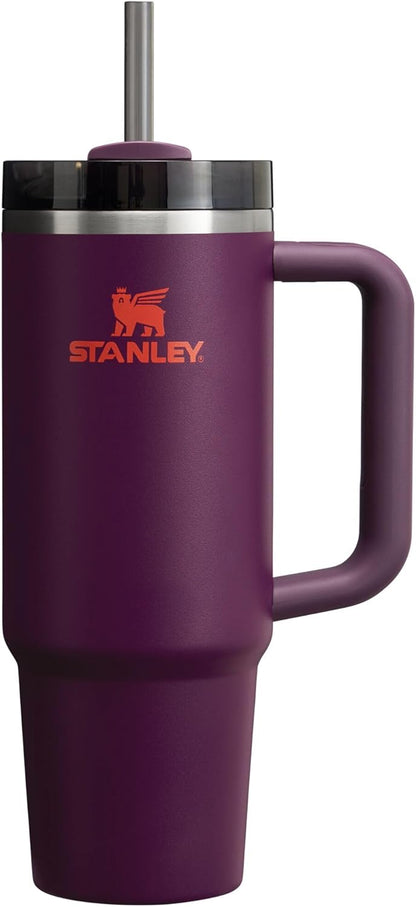 Stanley Quencher H2.0 FlowState Stainless Steel Vacuum Insulated Tumbler with Lid and Straw for Water, Iced Tea or Coffee, Smoothie and More, Lilac, 40oz And 30 Oz