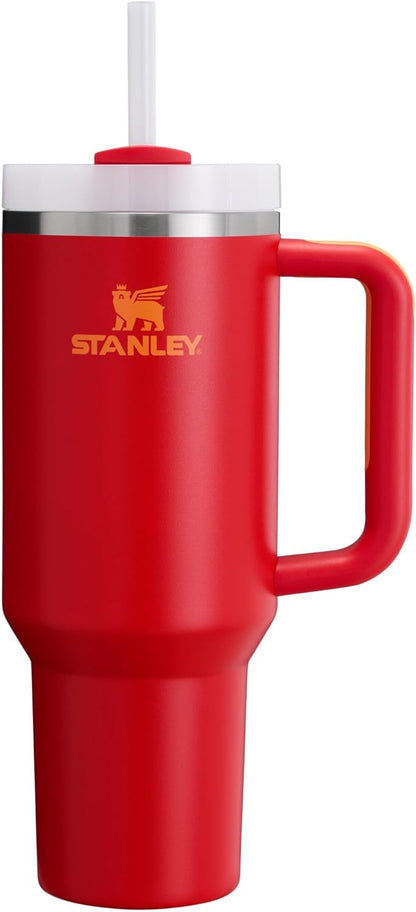 Stanley Quencher H2.0 FlowState Stainless Steel Vacuum Insulated Tumbler with Lid and Straw for Water, Iced Tea or Coffee, Smoothie and More, Lilac, 40oz And 30 Oz