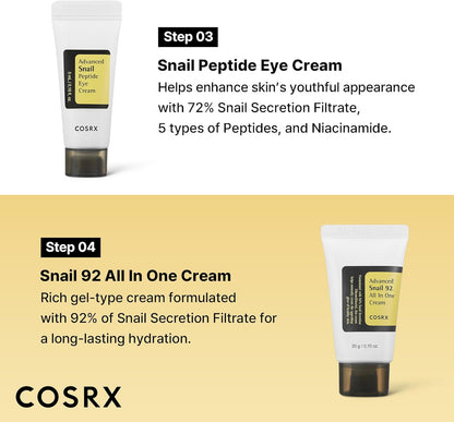 Best For SkinCare COSRX - All About Snail Kit 4 In 1 PACK