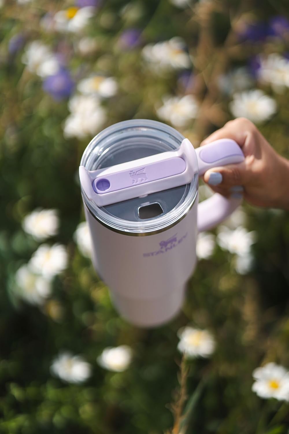 Stanley Quencher H2.0 FlowState Stainless Steel Vacuum Insulated Tumbler with Lid and Straw for Water, Iced Tea or Coffee, Smoothie and More, Lilac, 40oz And 30 Oz