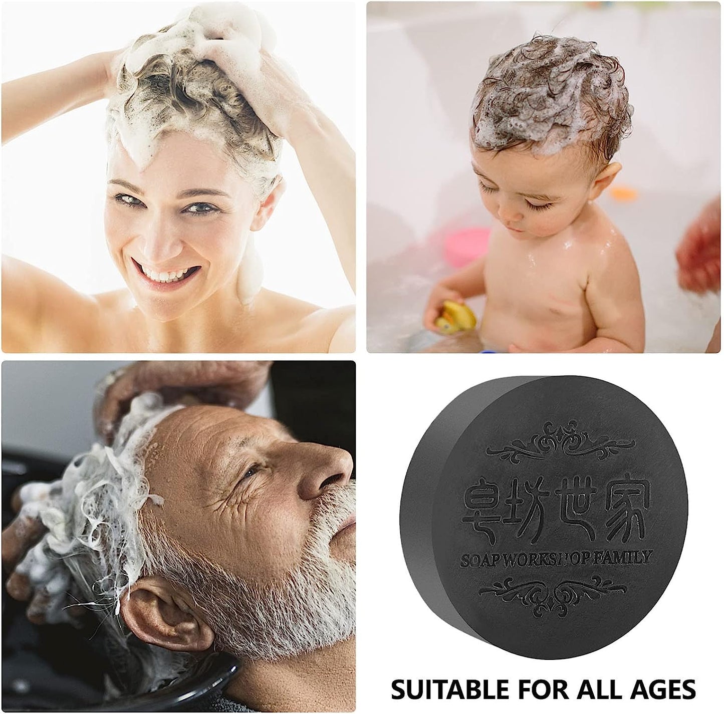 Korean Soap Polygonum Shampoo Bar Soap, Stop And Control Hair Fall, Help in Hair Growth, Stop Dandruff, Shine & Smooth Hairs