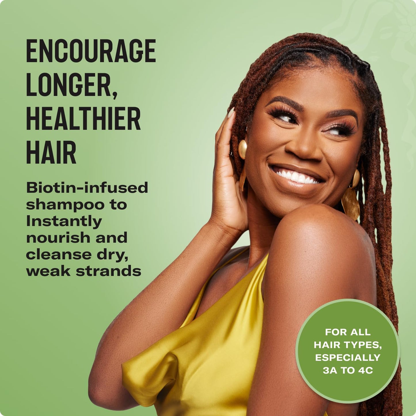 Mielle Organics Rosemary Mint Strengthening Shampoo Infused with Biotin, Cleanses and Helps Strengthen Weak and Brittle Hair