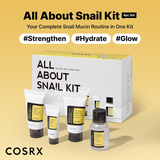 Best For SkinCare COSRX - All About Snail Kit 4 In 1 PACK