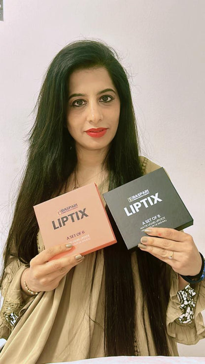 Baspari Matte LIPTIX - Liquid Lipstick Makeup Set of 6 Pcs