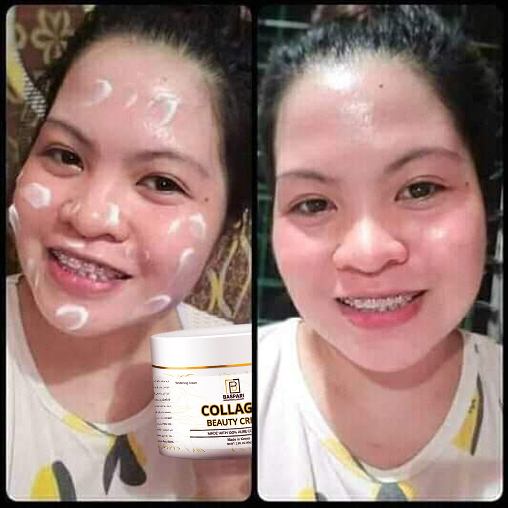 BasPari 3 in 1 PACK Collagen Cream Soap And Serum